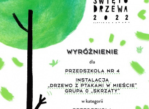 Udział w konkursie "Warszawskie święto drzewa" grupy III i IV